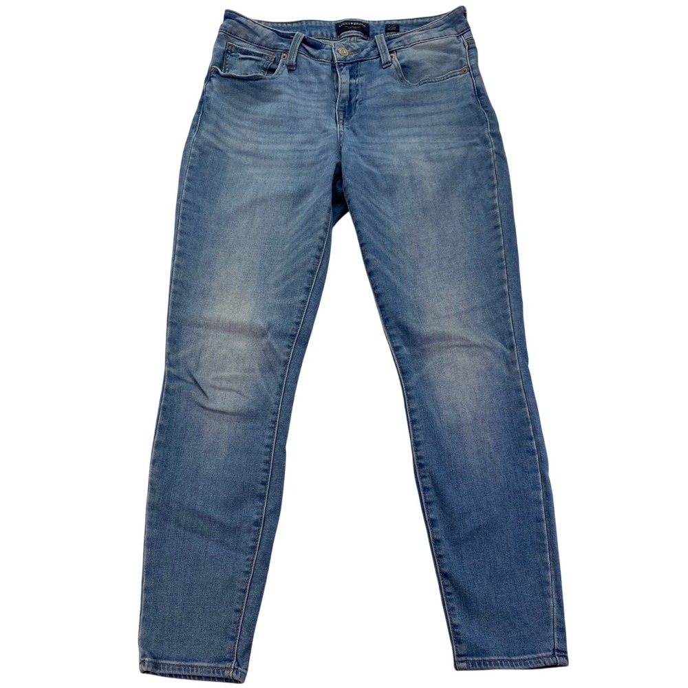 Lucky Brand Lolita Skinny Jeans Womens 8/29 Blue Low Rise Medium Wash 30x28.25